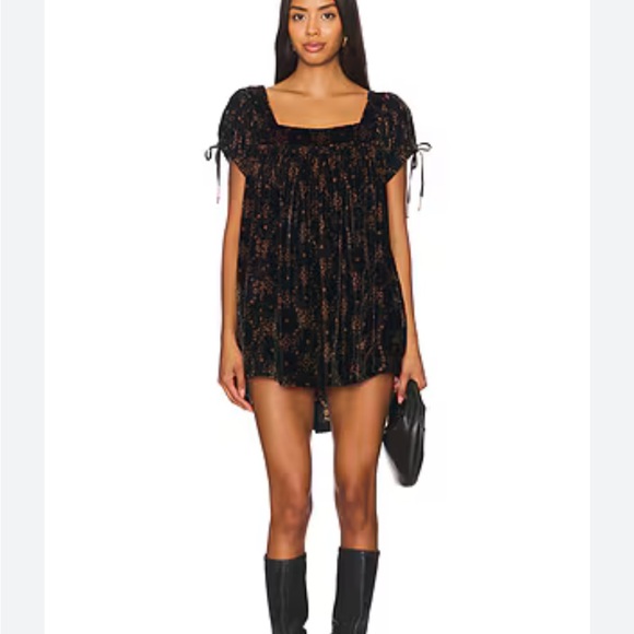 ‼️FINAL PRICE‼️ Free people velvet summer camp tunic dress - NWT - Picture 2 of 7